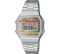 Casio Collection WoMens Silver Watch A168WEHA-9AEF Stainless Steel (archived) - One Size