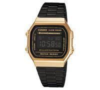 Casio Digital Watch Classic Black and Gold A168WEGB-1BEF