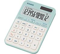 Casio Colorful Desktop Calculator 12 Digit Display Light Green MS-20YC-LG