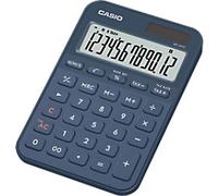Casio Colorful Desktop Calculator 12 Digit Display Navy Blue MS-20YC-NY
