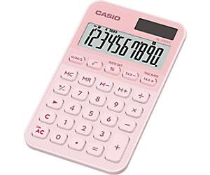 Casio Colorful Pocket Calculator 10 Digit Display Light Pink SL-310YC-LP