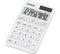 Casio Colorful Pocket Calculator 10 Digit Display White SL-310YC-WE