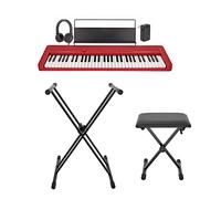 Casio CT-S1 Portable Keyboard Package Red