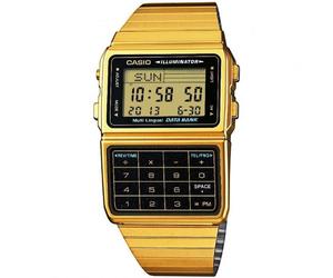 Casio Databank 50 Telememo Watch in Gold DBC611G