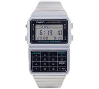 Casio - DBC-611-1D - Databank - Unisex Watch - Digital Quartz - LCD Dial - Grey Steel Strap, LCD/Grey, Bracelet