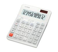Casio Desktop Calculator DE-12E-WE 12 Digit Display White