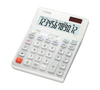Casio Desktop Calculator DE-12E-WE 12 Digit Display White