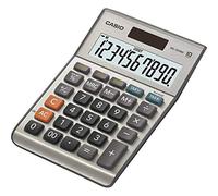 CASIO MS100BM 10-DIGIT DISPLAY CALCULATOR TAX CALCULATIONS DUAL POWER MS-100BM-S