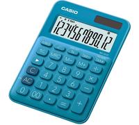 Casio MS20-UC 12 Digit Desk Calculator, Blue
