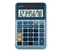 Casio Desktop Calculator Ms-80E 8-Digit Currency Conversion Aluminium Front Quick Correction Button Solar/battery Operated