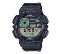 Casio Digital Black Dial Unisex's Watch-WS-1500H-1AVDF, Black, strap