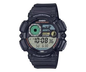 Casio Digital Black Dial Unisex's Watch-WS-1500H-1AVDF, Black, strap