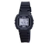 Casio Digital Black Quartz Resin Strap Illuminator LA-20WH-1ADF Women's Watch