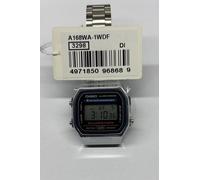Casio Watch VINTAGE GENT SILVER A168WA-1A