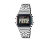 CASIO Digital Watch A159WE-1EF Stainless Steel Square Case