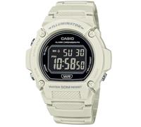 Casio Digital White Resin Band Unisex Watch W-219HC-8BVDF, Strap