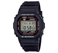 Casio DW-5600RL-1ER G-Shock Digital Quartz Watch with Plastic Strap, Stopwatch, Countdown Timer, Alarm, Day-Date Calendar, 200 Metres Water Resistance, Black/White