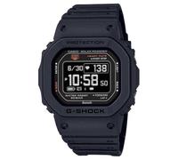 Casio DW-H5600-1 Digital Quartz Watch with Rate Monitor, Bluetooth, Solar Powered, Bio-Based Resin Case Strap, 200 Metres Water Depth, Unisex Sports, Black