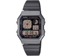 Casio Edgy A130WEGG-1AEF - Unisex - 34 mm - Digital - Quartz - Mineral Glass Black 34 mm