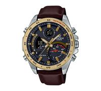 Casio Edifice Bluetooth Connect Men's Analogue Digital Watch with Black Dial, Brown, Black and Gold, One Size, Dressy Sport
