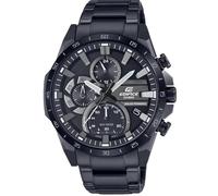 Casio Edifice EQS-940DC Series | Men's Solar Powered Analog Watch | Black | 100M WR | Chronograph | Date Indicator | 1/100 Sec Stopwatch, Black, Modern