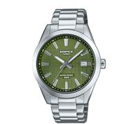Casio Edifice Green Dial Silver Tone Stainless Steel Bracelet Watch
