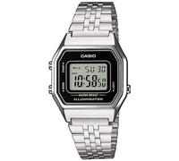 Casio Edifice Watch, Robust Stainless Steel Case, 10 Bar, Black LA680WA-1
