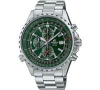 Casio EF-527D-3AVUEF Edifice 44mm Chronograph Quartz Unisex Green Silver 10 ATM