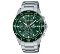 Casio Edifice EFR-526D-3AVUEF Men's Green Dial Stainless Steel Bracelet Watch