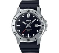 Casio Enticer Analog Black Dial Men's Watch MTP-VD01-1EVUDF, Stainless_Steel, Strap