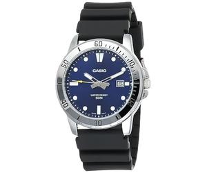 Casio Enticer Analog Blue Dial Men's Watch MTP-VD01-2EVUDF, Strap