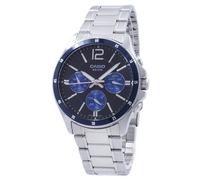 Casio Enticer Analog Quartz Black Dial Japan Mov't MTP-1374D-2AV 50M Mens Watch