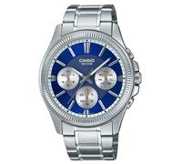 Casio Enticer Analog Stainless Steel Blue Dial Quartz MTP-1375D-2A1 Men's Watch