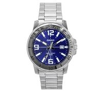 Casio Enticer Analog Stainless Steel Blue Dial Quartz MTP-VD01D-2BV Men's Watch
