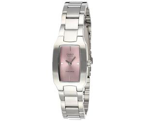 Casio Enticer Ladies Analog Pink Dial Women's Watch - LTP-1165A-4CDF(SH20), Silver, LTP-1165A-4C