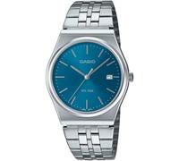 Casio Enticer Men Analog Blue Dial Men MTP-B145D-2A2VDF (A2199), Silver, Retro
