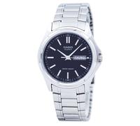 Casio Enticer Quartz Stainless Steel Black Dial MTP-1239D-1ADF Men's Watch