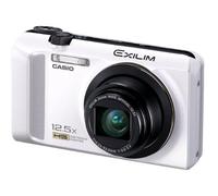 Casio Exilim EX-ZR200 Digital Camera, 16 Megapixels, 12x Optical Zoom, 7.6 cm/3 Inch Display, Image Stabilization, White