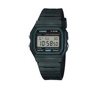 Casio F-91 Watch, Quartz Watch, Unisex, Cheap Casio, black (W-3), Waterproof