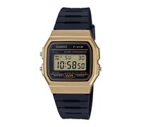 Casio F-91W Vintage Classic Mens Unisex Digital Rubber Gold Watch F-91WM-9ADF