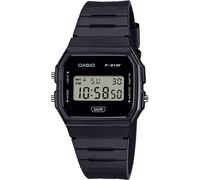 Casio Black Dual Display Digital Watch F-91WB-1AEF