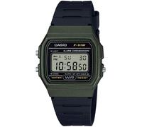 Casio F-91WM-3A Digital Watch Green Resin Strap LED Alarm Chronograph New