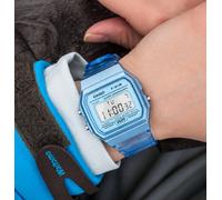 Casio F-91WS-2 Digital Quartz Watch, Translucent Blue, Water Resistant