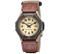 Casio FT500WC Series | Men's Analog Watch | 100 Meter Water Resistance | LED Light | Date Display | Leather/Cloth Band | Regular Time Keeping (HR, Min, SEC, PM, Date, Day) | 3 Year Battery