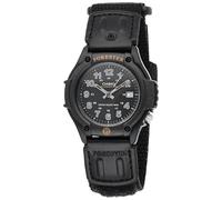 Casio FT500WC Series | Men's Analog Watch | 100 Meter Water Resistance | LED Light | Date Display | Leather/Cloth Band | Regular Time Keeping (HR, Min, SEC, PM, Date, Day) | 3 Year Battery