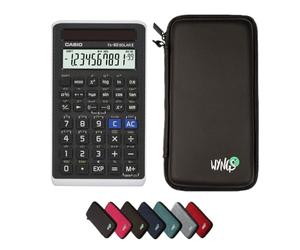 Casio fx-82 Solar II including a WYNGS protective case in Black - Basic Set