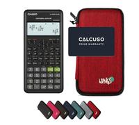 Casio fx-82ES Plus 2nd edition including a WYNGS protective case in Red - Basic Set