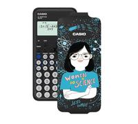 Casio FX-82SP CW - Scientific Calculator, with Jess Wade illustrated by Coco Escribano, Recommended for Spanish and Portuguese Curriculum, 5 Languages, Over 300 Functions, Dark Grey