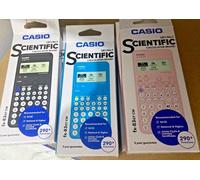 Casio FX-83GTCW Advanced Scientific Calculator GCSE 290+ Functions Black,PinkBlu