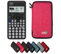 Casio fx-83GTCW+ Black including a WYNGS protective case in Pink - Basic Set